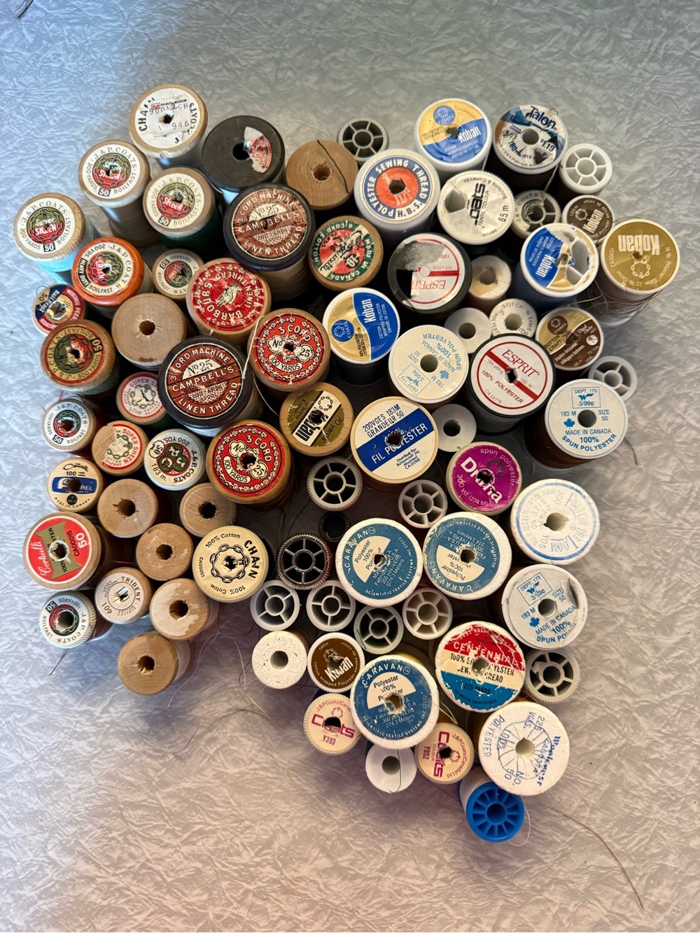 Vintage Thread Spool Collection